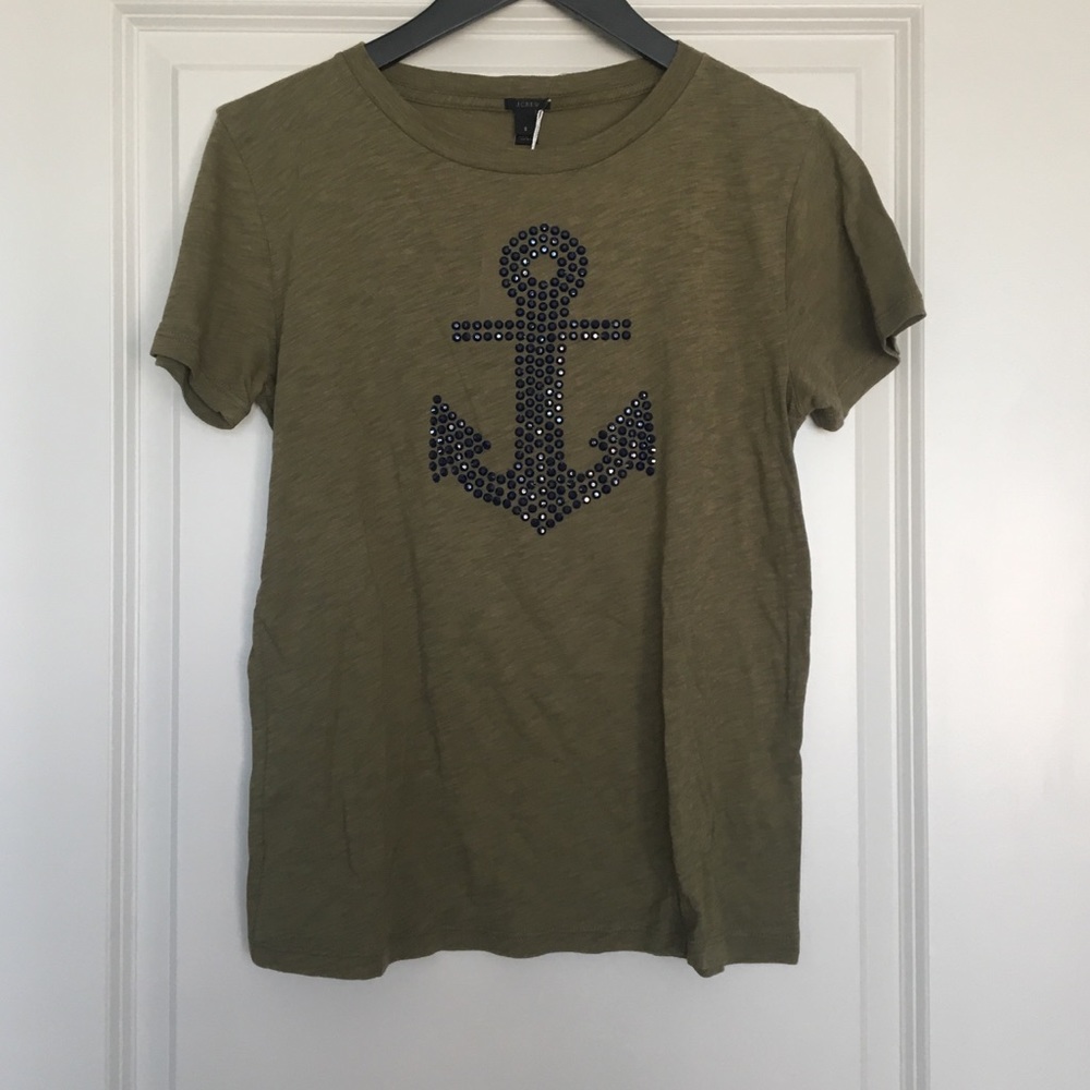 J. Crew Embellished anchor T-shirt - Picture 8 of 8